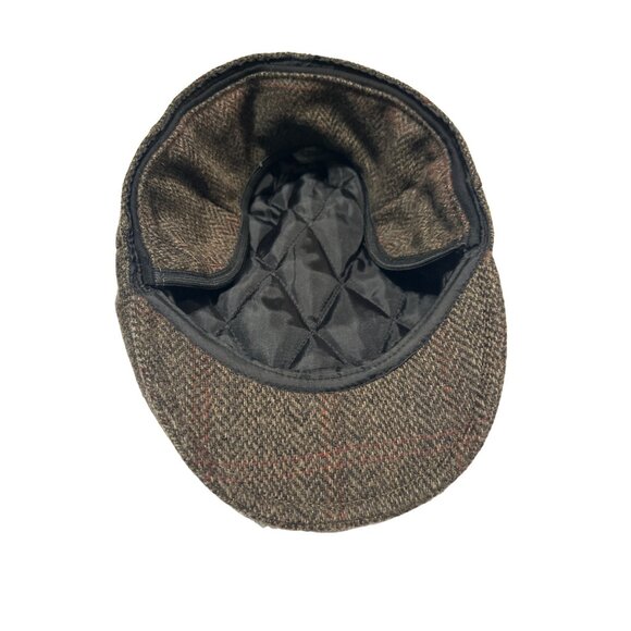 Weatherproof Garment Co. Men's Herringbone Wool Newsboy Cap/Hat Size M - Picture 5 of 6